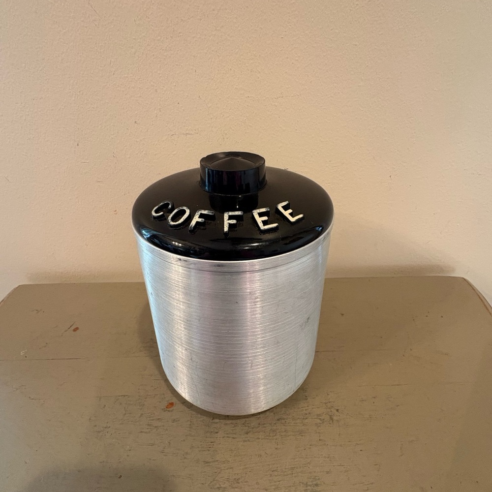 VTG Kromex Aluminum Coffee Canister